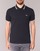 material Men short-sleeved polo shirts Fred Perry SLIM FIT TWIN TIPPED Black / White