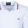 Clothing Men short-sleeved polo shirts Fred Perry SLIM FIT TWIN TIPPED White / Red