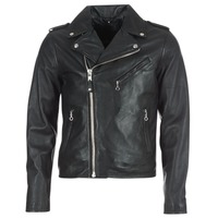Clothing Men Leather jackets / Imitation le Schott LEVOQ Black