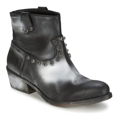 Shoes Women Mid boots Strategia SFUGGO Black / Silver