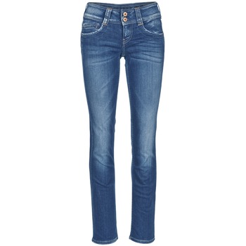 Clothing Women straight jeans Pepe jeans GEN Blue / D45