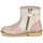 Shoes Girl Mid boots Citrouille et Compagnie OUGAMO LIBERTY Pink / Flowercolor