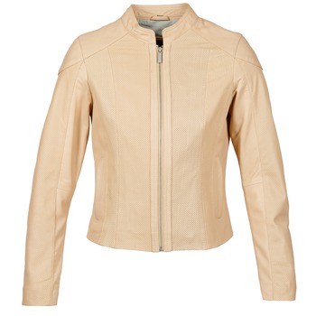 material Women Leather jackets / Imitation le Oakwood 61848 Beige / Nude