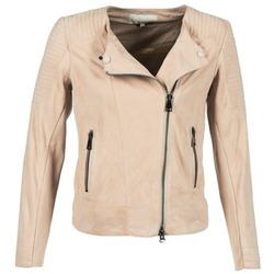 material Women Leather jackets / Imitation le Oakwood 61903 Pink / Clear