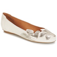 Shoes Women Ballerinas Betty London ERUNE White / Silver