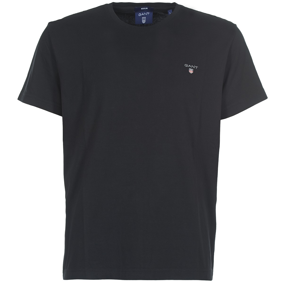 Gant THE ORIGINAL SOLID T-SHIRT Black - Free delivery | Spartoo NET - t-shirts Men USD/$40.00