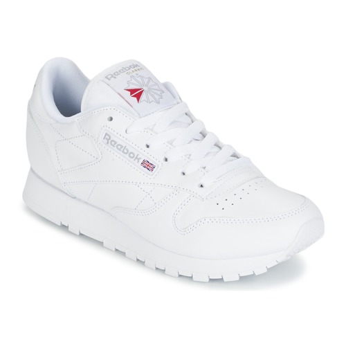 vehículo Ineficiente patrulla Reebok Classic CLASSIC LEATHER White - Free delivery | Spartoo NET ! -  Shoes Low top trainers Women USD/$79.20
