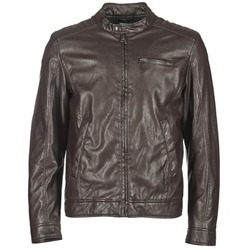 material Men Leather jackets / Imitation le Benetton HOULO Brown