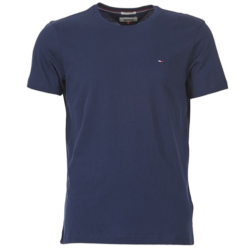 Rummelig design venstre Tommy Jeans OFLEKI Marine - Free delivery | Spartoo NET ! - Clothing  short-sleeved t-shirts Men USD/$32.00