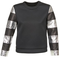 material Women sweaters American Retro DOROTHY Black / Silver