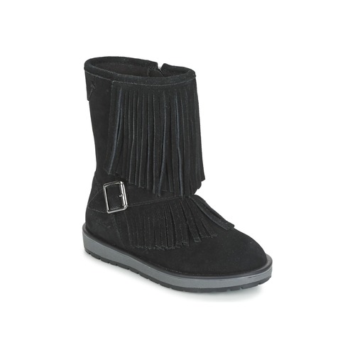 Shoes Girl Mid boots Geox NOHA Black