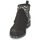 Shoes Women Mid boots Meline VELOURS NERO PLUME NERO Black / White