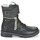 Shoes Girl Mid boots Ikks PEGGY Black