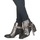 Shoes Women Ankle boots Felmini CARMEN Black / Silver