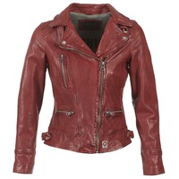material Women Leather jackets / Imitation le Oakwood VIDEO Red
