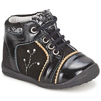 Shoes Girl Mid boots Catimini CALINE Black / Dpf / Gluck