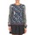 material Women sweaters Manoush MOSAIQUE Grey / Black / Blue