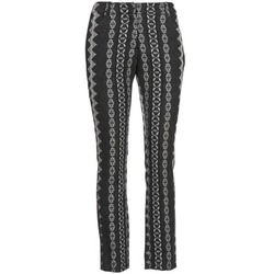 Clothing Women 5-pocket trousers Manoush TAILLEUR Grey / Black