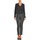 material Women 5-pocket trousers Manoush TAILLEUR Grey / Black