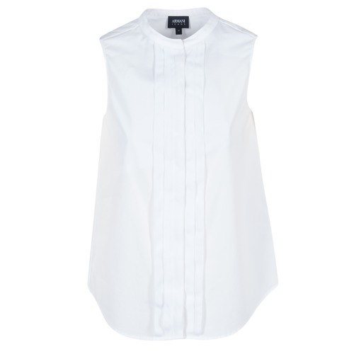 incident Vermoorden Kruiden Armani jeans GIKALO White - Free delivery | Spartoo NET ! - Clothing Shirts  Women USD/$150.40