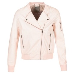 material Women Leather jackets / Imitation le Kaporal ALARE Nude