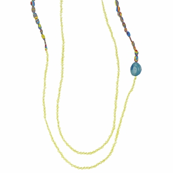 Watches & Jewellery Women Necklaces Zaza Factory INDIEN Yellow