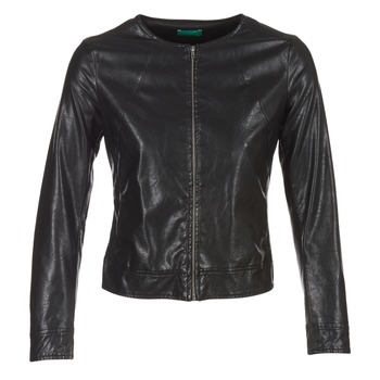 material Women Leather jackets / Imitation le Benetton JANOURA Black