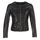 Clothing Women Leather jackets / Imitation le Benetton JANOURA Black