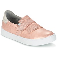 Shoes Girl Slip ons Bullboxer ADJAGUE Pink / Gold