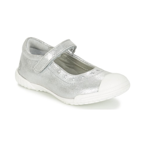Shoes Girl Ballerinas Mod'8 PRISCA Silver