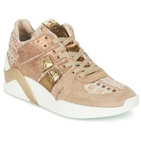 Shoes Women High top trainers Serafini CHICAGO Beige / Gold