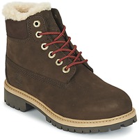 Shoes Children Mid boots Timberland 6 IN PRMWPSHEARLING Brown