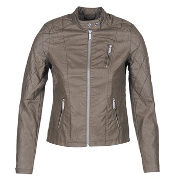 material Women Leather jackets / Imitation le S.Oliver REZATO Taupe