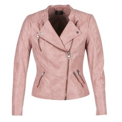 Clothing Women Leather jackets / Imitation le Only AVA Pink