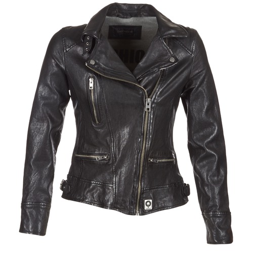 Clothing Women Leather jackets / Imitation le Oakwood VIDEO Black