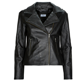 material Women Leather jackets / Imitation le Betty London IGADITE Black