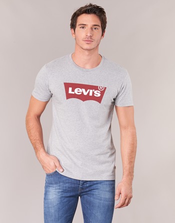 Clothing Men Long sleeved shirts Levi's GRAPHIC SET-IN Grey