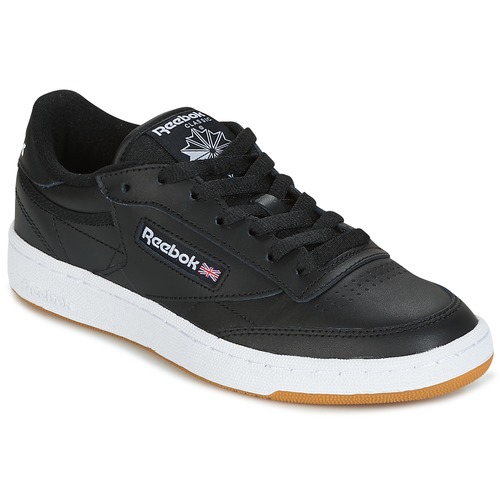 Reebok Classic CLUB C 85 C Black - Free delivery | Spartoo NET ! - Shoes top trainers USD/$70.40