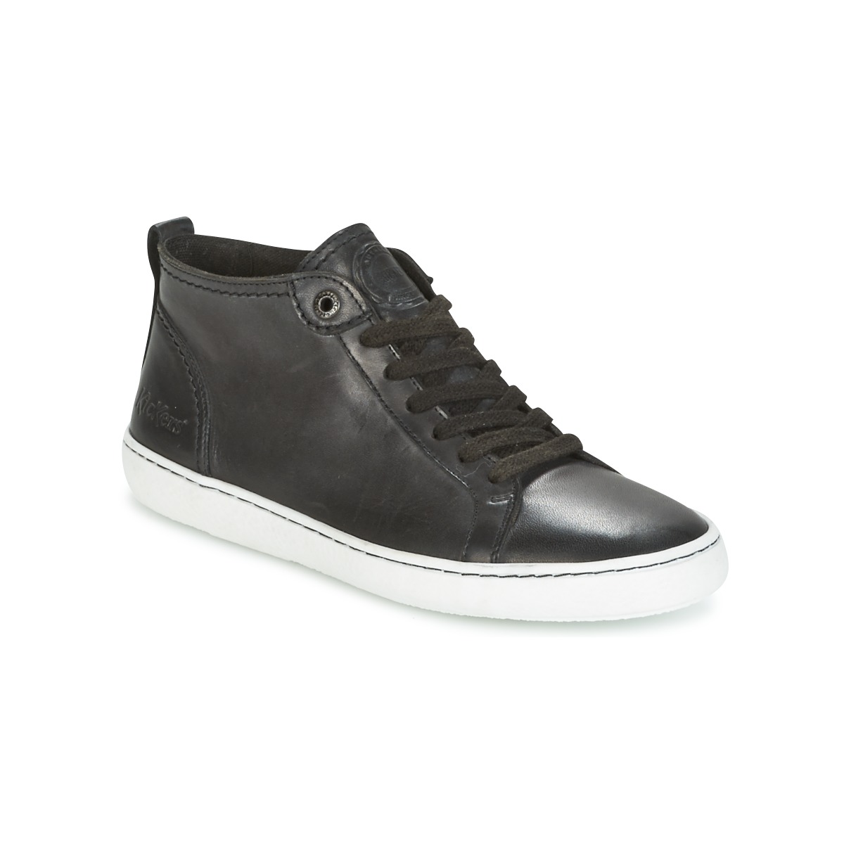Shoes Women Low top trainers Kickers REVIEW Black