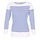 Clothing Women Long sleeved shirts Armor Lux ROADY White / Blue