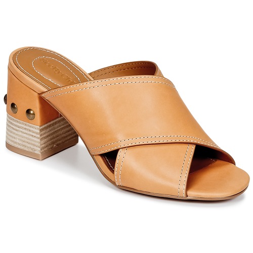 Shoes Women Mules See by Chloé SB30083 Camel