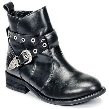 Shoes Girl Mid boots Young Elegant People CALYPSOM Black