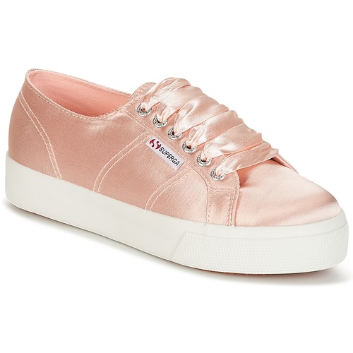 Shoes Women Low top trainers Superga 2730 SATIN W Pink