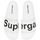 Shoes Sliders Superga 1908 PU U White / Black