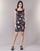 material Women Short Dresses Love Moschino WVG3100 Black / Multicolour