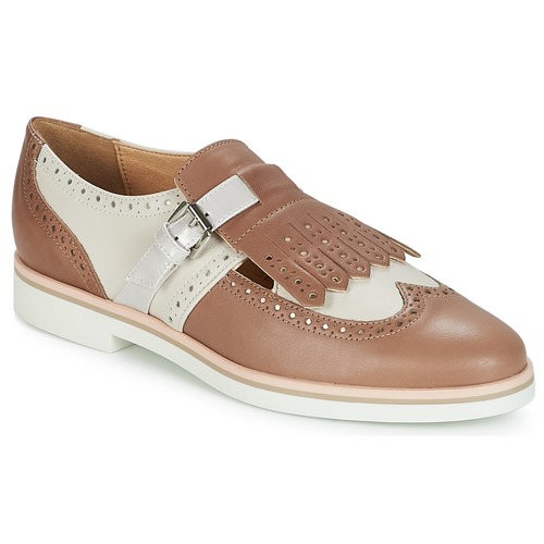 Geox B Sable / White - Free delivery | Spartoo NET ! - Shoes Derby shoes Women USD/$105.60