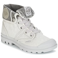 Shoes Women Mid boots Palladium US BAGGY Grey / Metal