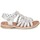 Shoes Girl Sandals Catimini SAULE Silver / Pink