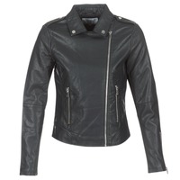 material Women Leather jackets / Imitation le Vila VICARA Black