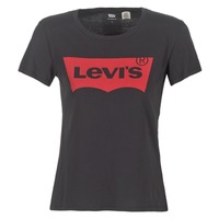 Clothing Women Long sleeved shirts Levi's THE PERFECT TEE Black